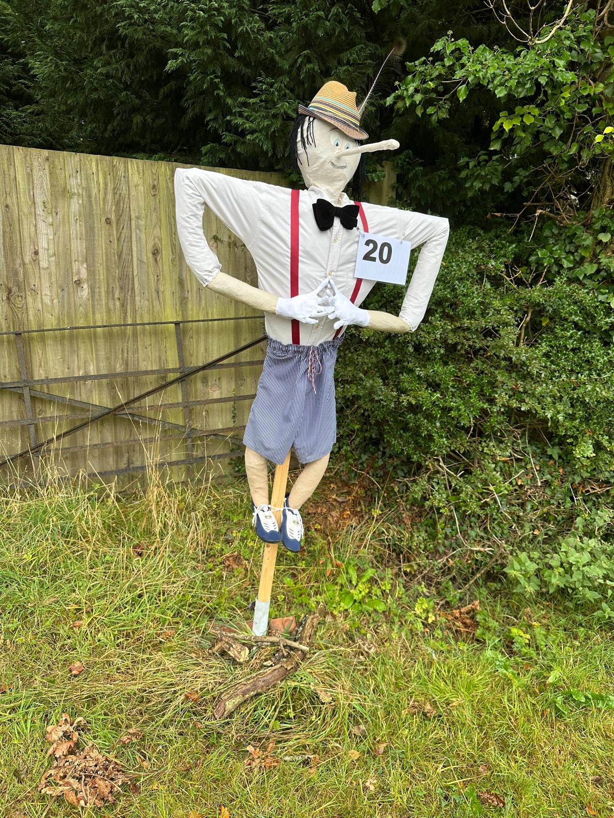 Pinocchio scarecrow